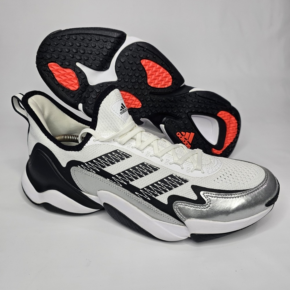 Adidas SM Impact FLX Men's Shoes White/Black/Silver GX8109 Size 13.5